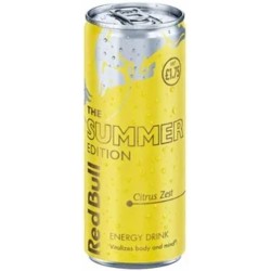 Red Bull summer Zest Lime x24 250ml