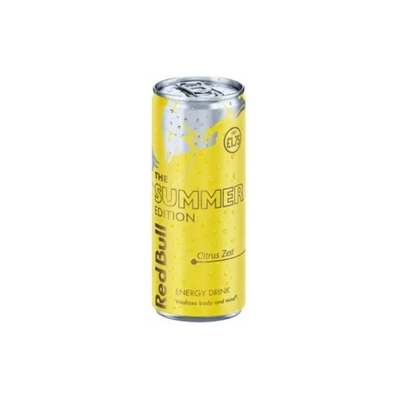 Red Bull summer Zest Lime x24 250ml